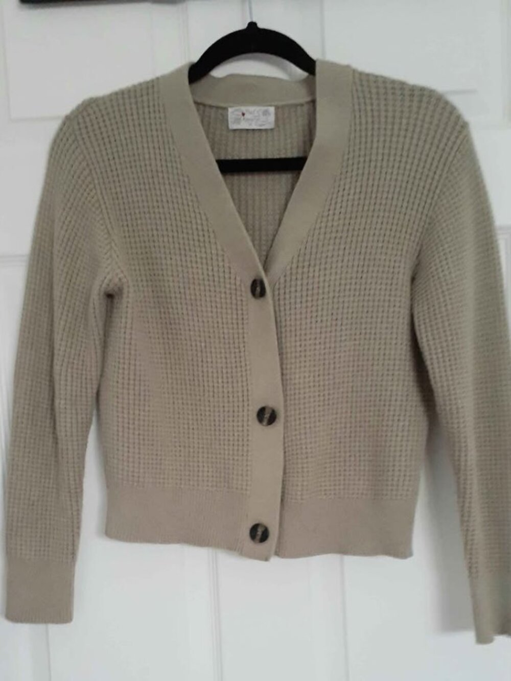 Sage Green Cropped Cardigan
